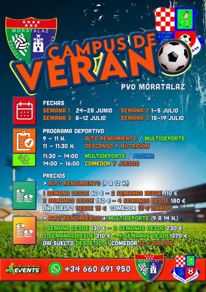 Campus de verano entre el moratalaz y el nuevas palomeras